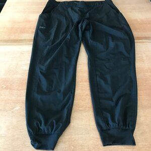 Planet Koi Cherish Jogger Scrub Pants Women XL Black High Rise Pocket Nurse